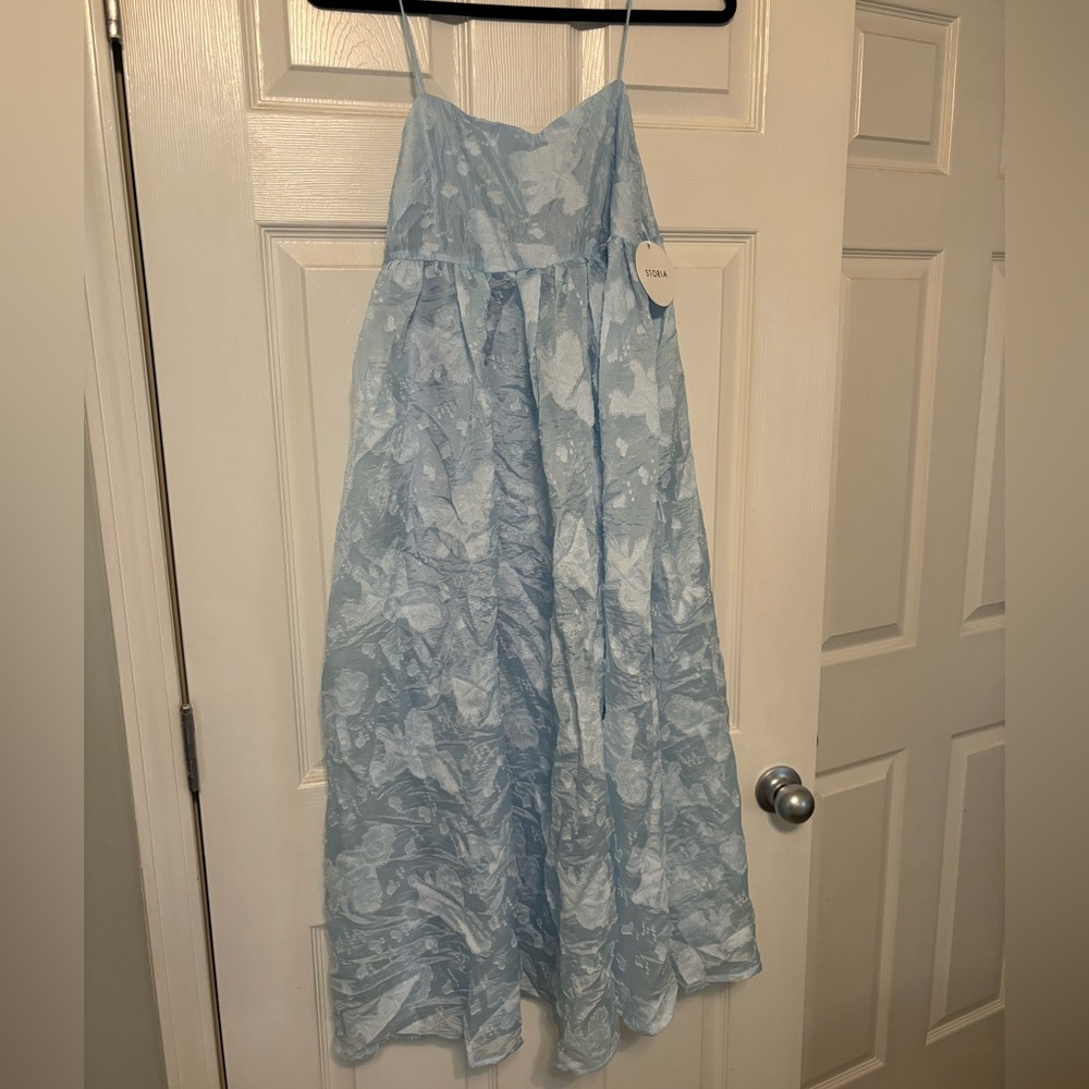 Light blue Midi Dress